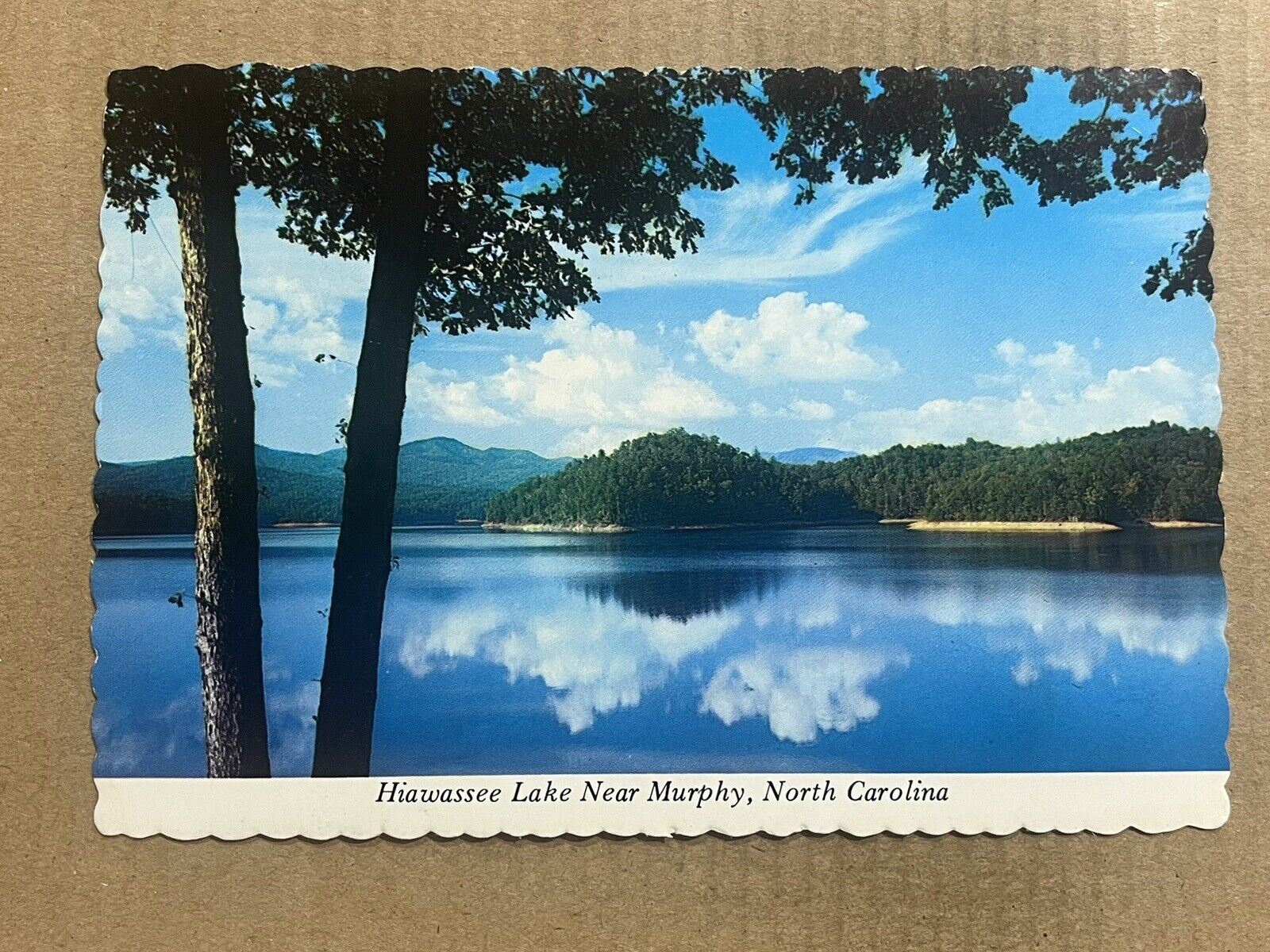 Postcard Murphy NC North Carolina Hiawassee Lake Scenic Greetings
