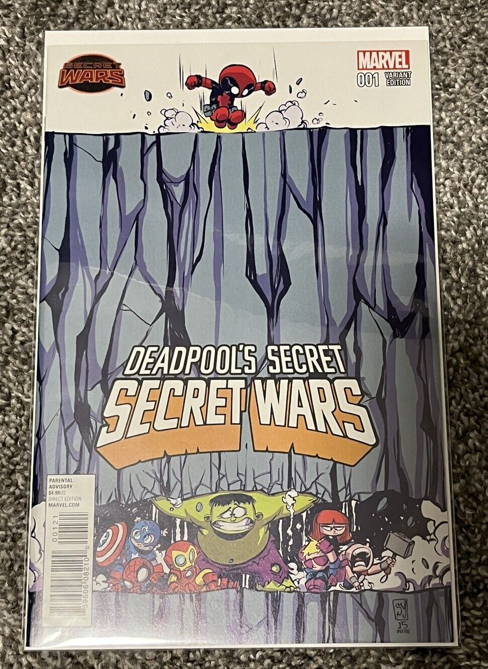 Marvel Comics Deadpool\'s Secret Secret Wars (2015) #1 Skottie Young Variant
