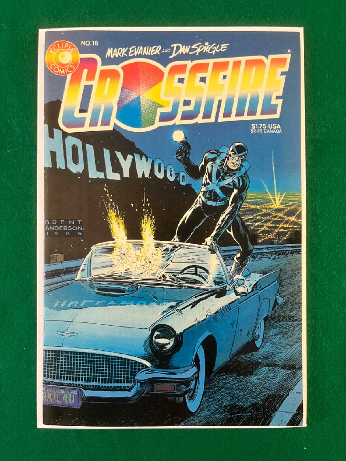 Eclipse Comics Crossfire Vol. 1 #16 Jan 1986 (VF+)