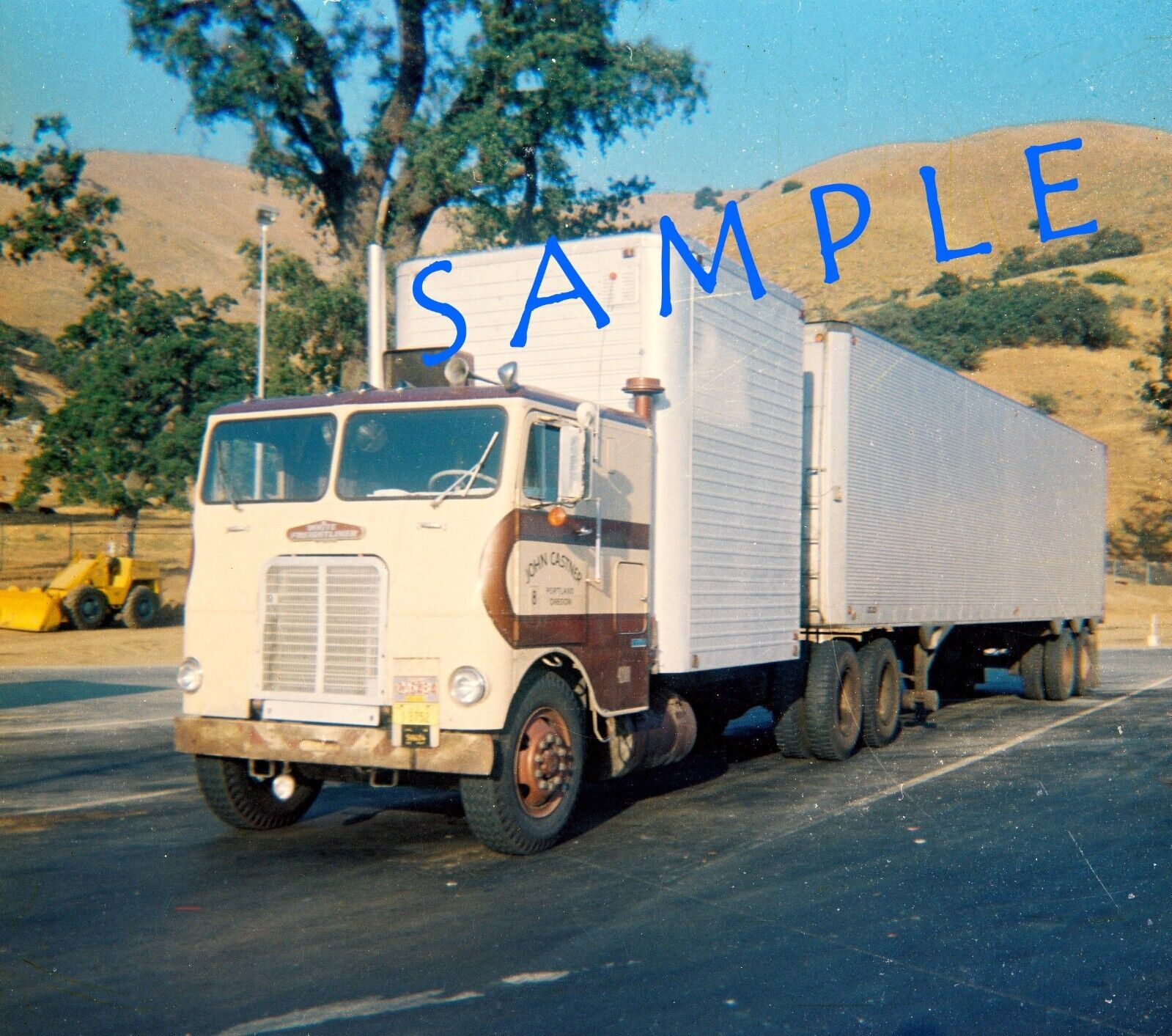 8x10 photo Early \'60\'s WFL DROM taken at the Grapevine brake check north of LA