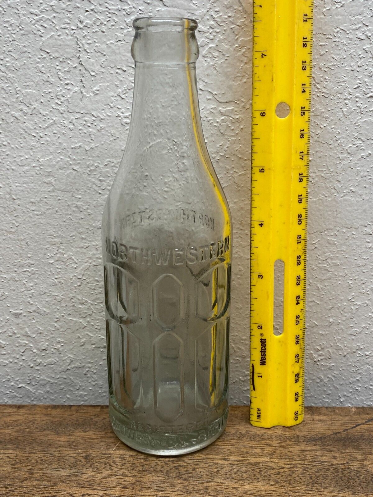 Vintage Northwestern Bottling Works Butte, Montana Clear 7 oz. Bottle ~ NICE