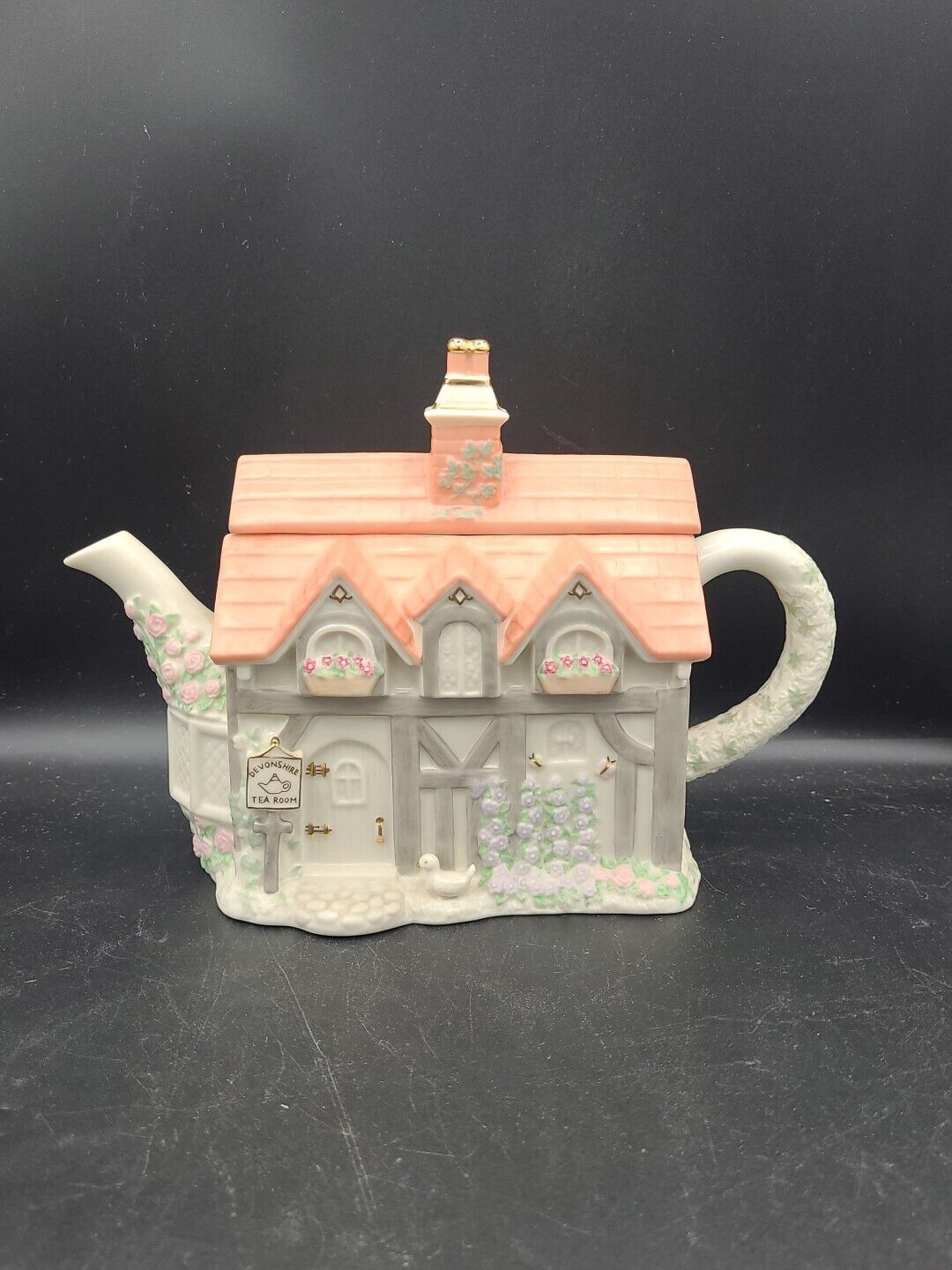 Lenox The English Cottage Teapot 2004 Porcelain China \