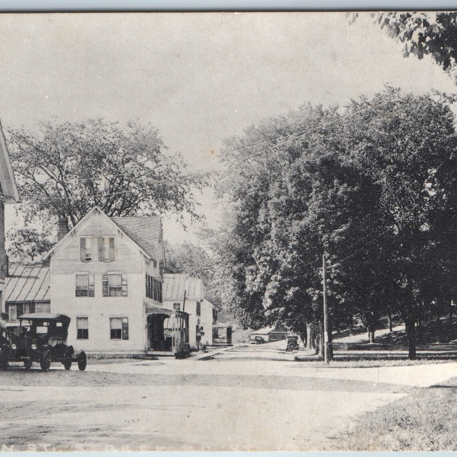 1977 Stafford, VT Main Street about 1925 Repro Photo Bicentennial Committee A202