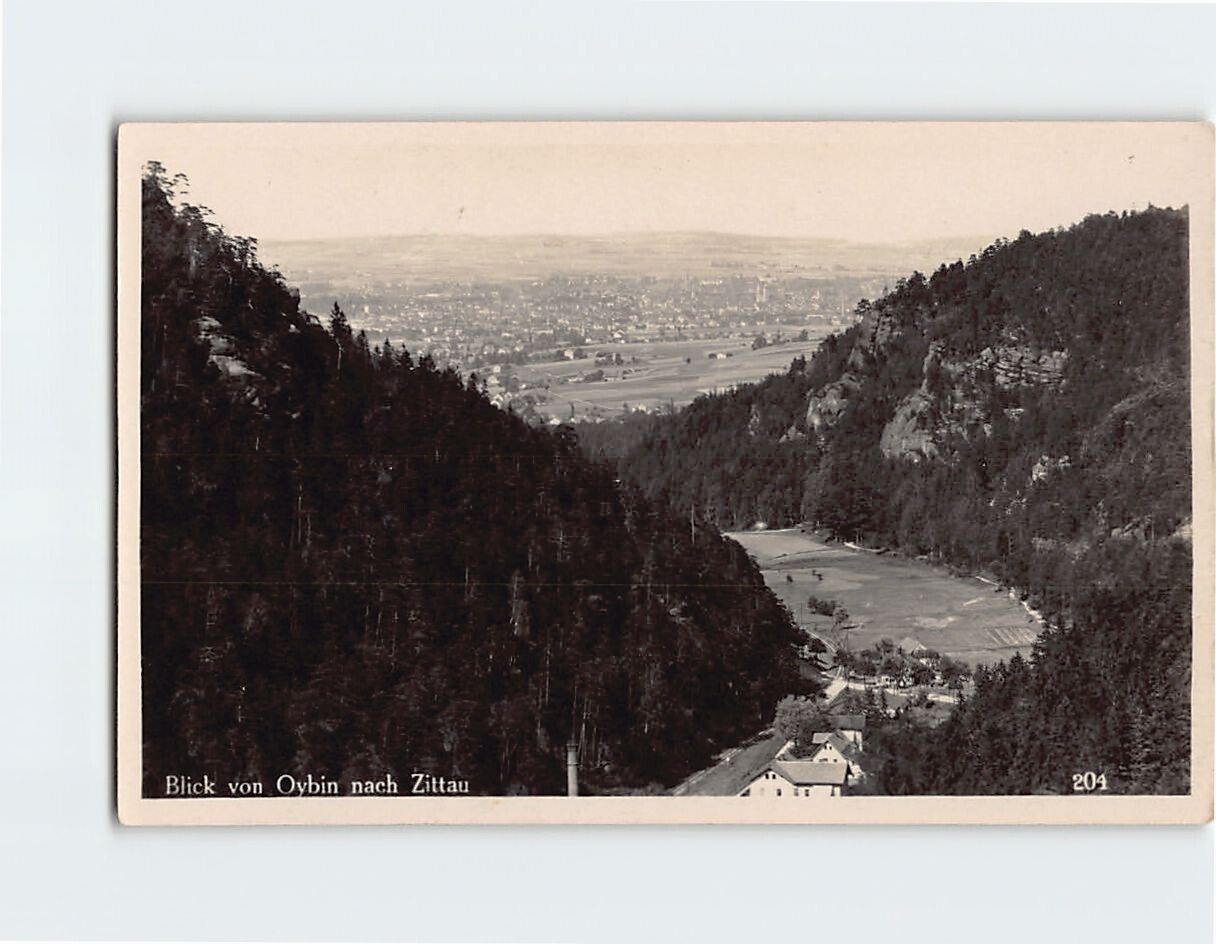 Postcard View from Oybin Nach Zittau Germany