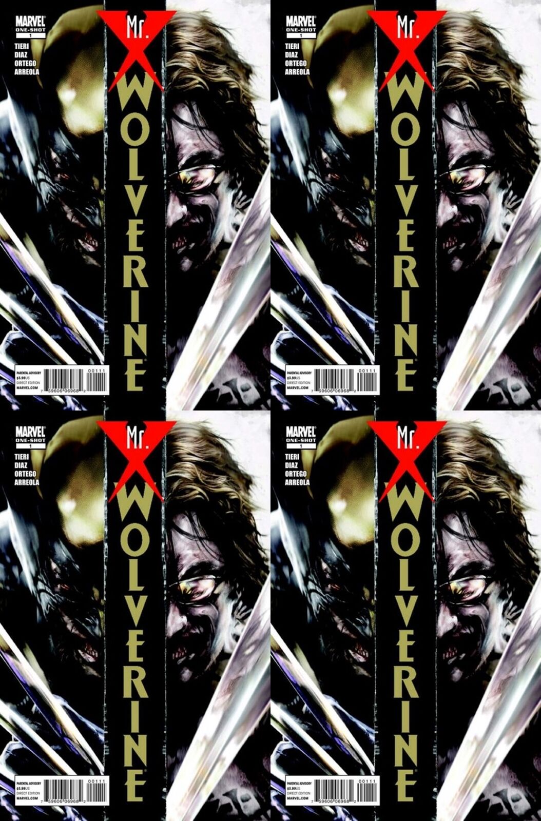 Wolverine: Mr. X (2010) Marvel Comics - 4 Comics