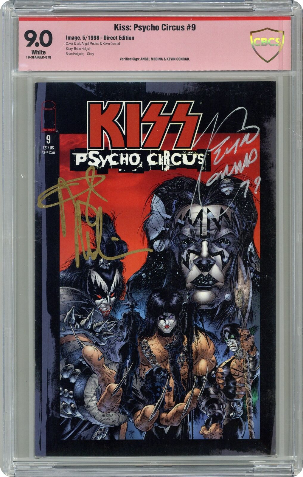 Kiss Psycho Circus #9 CBCS 9.0 SS 1998 19-3FAF6EC-078