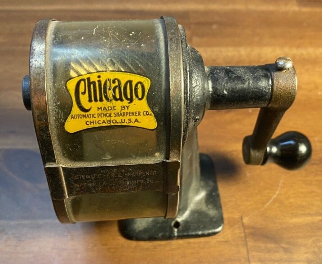 Vintage Chicago Pencil Sharpener 1920s 