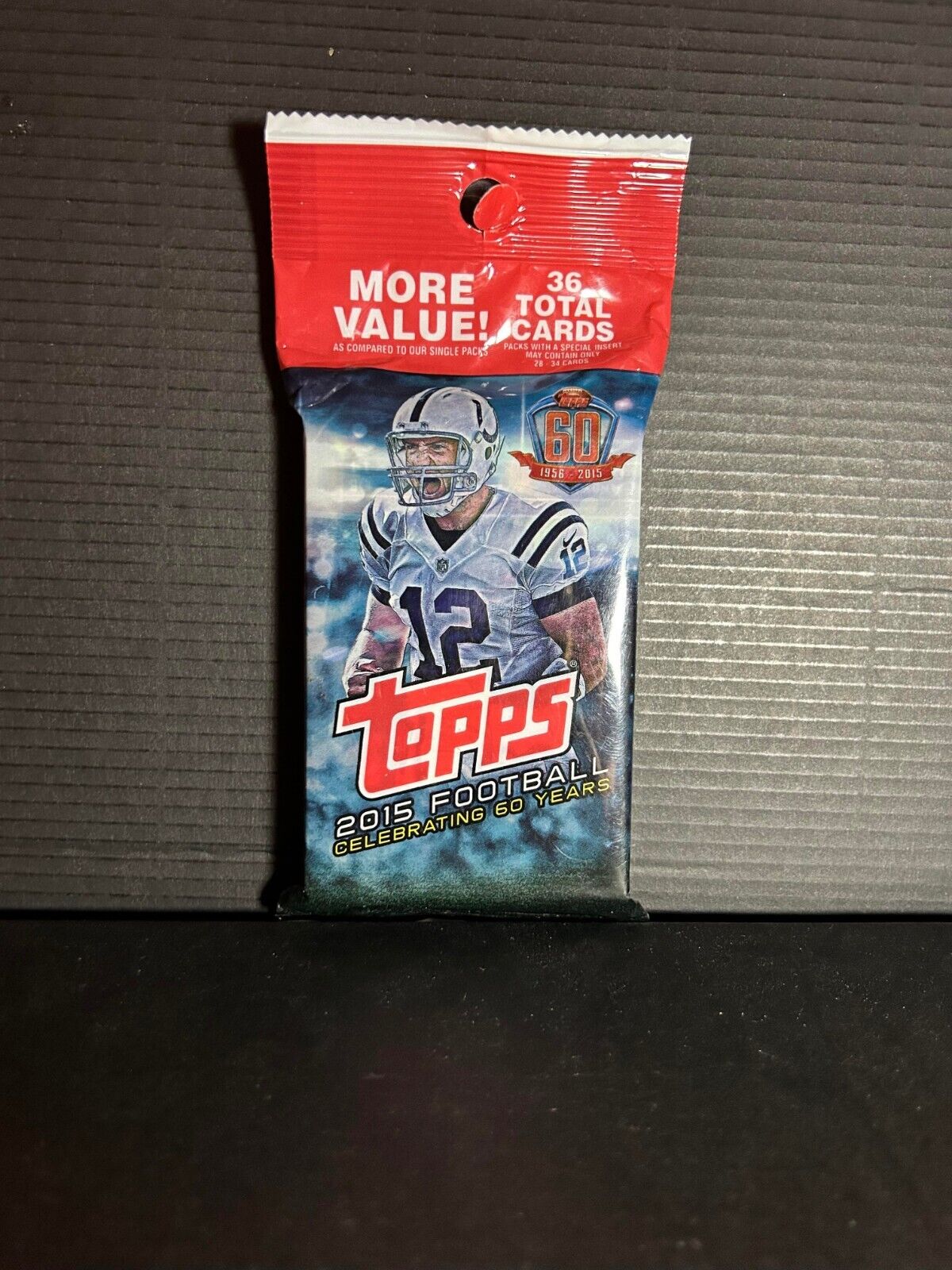 2015 TOPPS FOOTBALL 60 YEARS MORE VALUE FAT PACK 36 CARDS TOTAL NEW SEALED