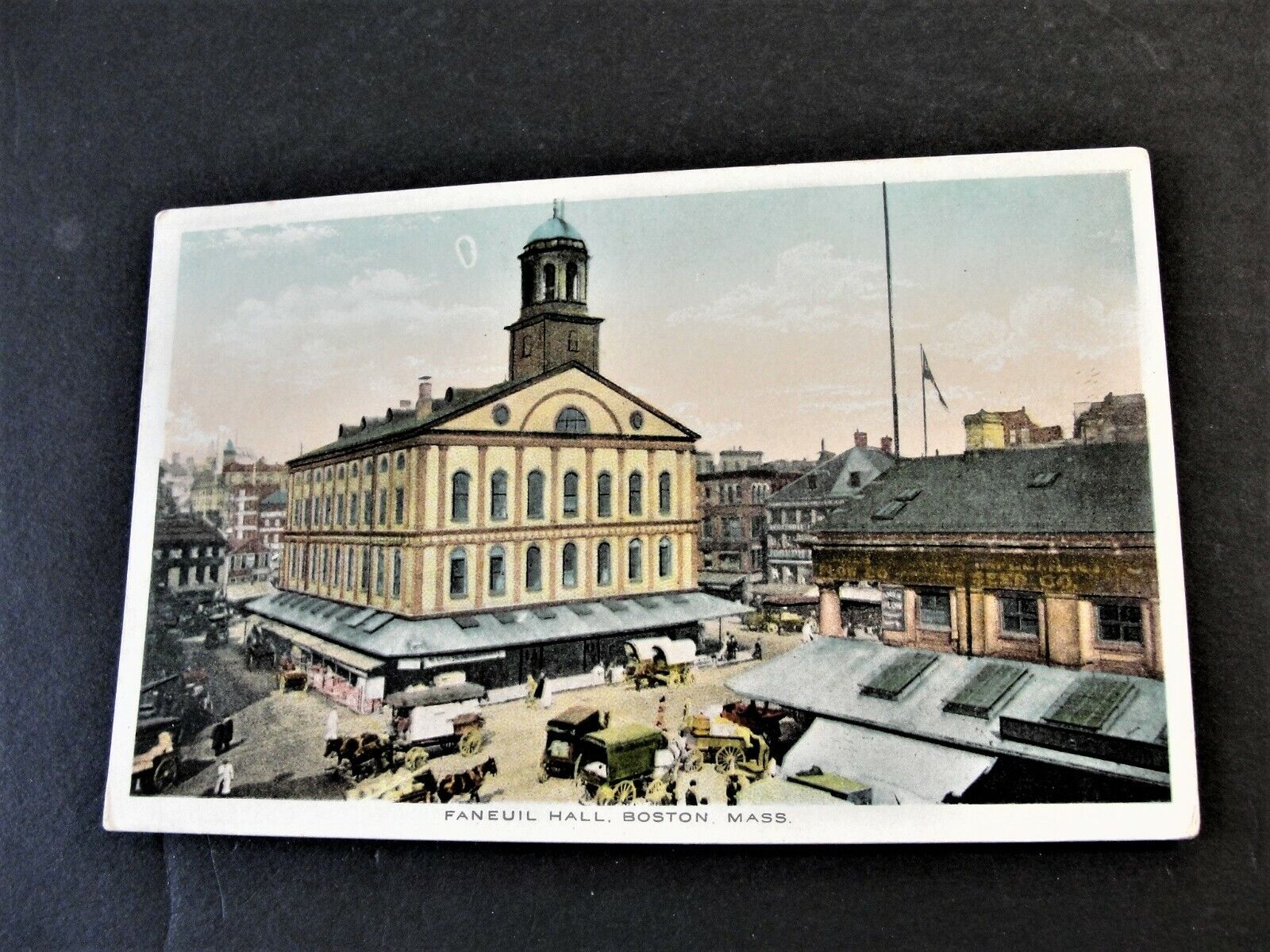 Faneuil Hall -Boston, Massachusetts- Unposted 1900s Postcard.