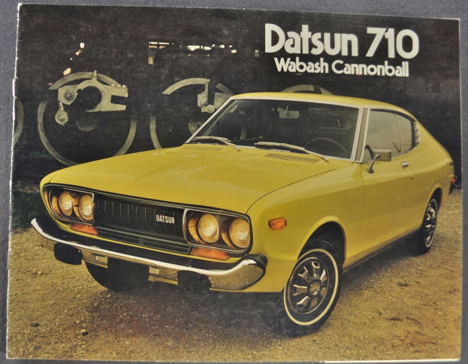 1974 Datsun 710 Catalog Sales Brochure Hardtop Sedan Nice Original 74