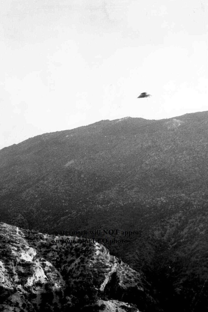1951 UFO Flying Saucer PHOTO Riverside California, Space Aliens DAYLIGHT DISC