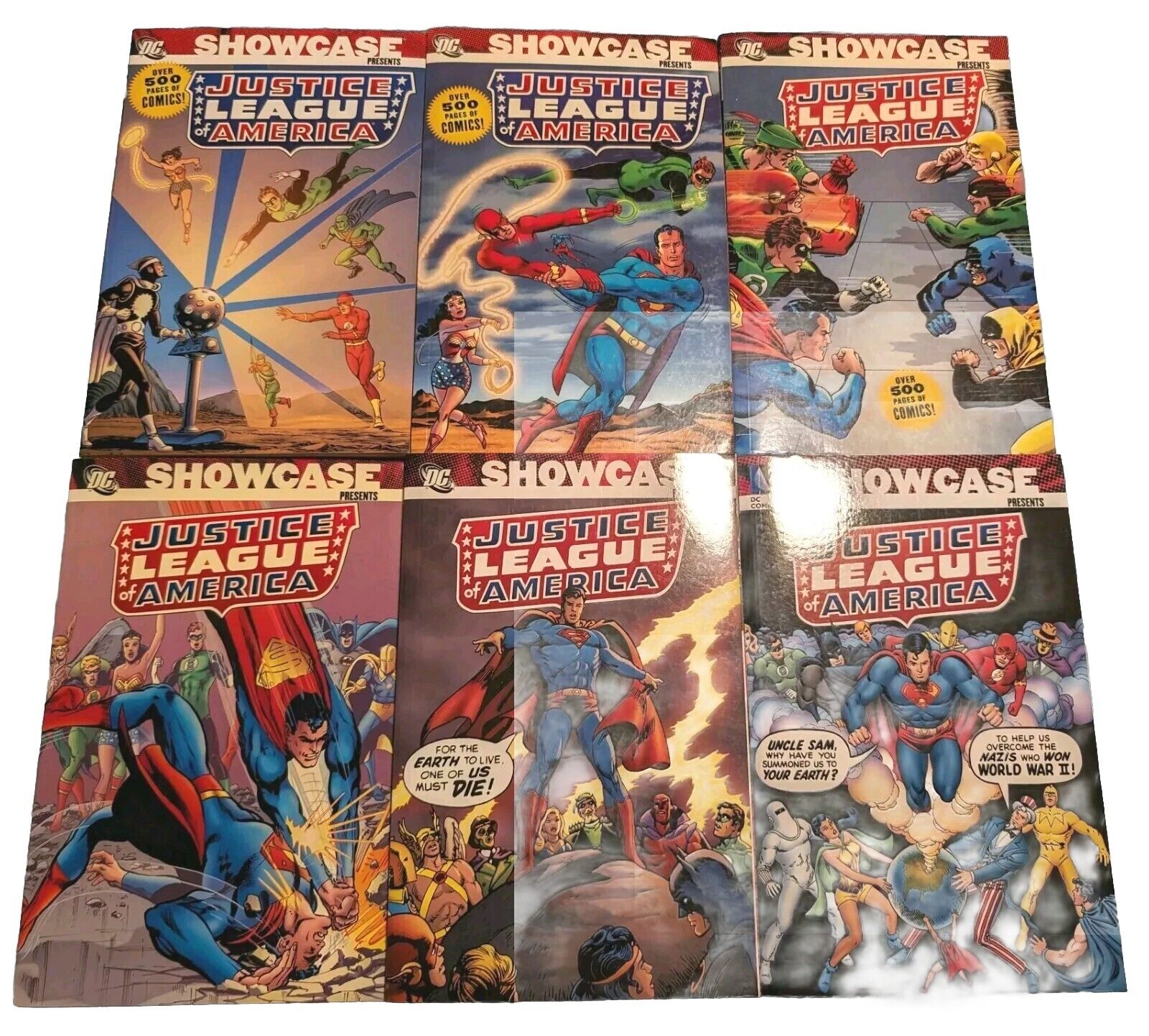 DC Comics Showcase Presents: Justice League Of America Vol 1 2 3 4 5 6 Lot