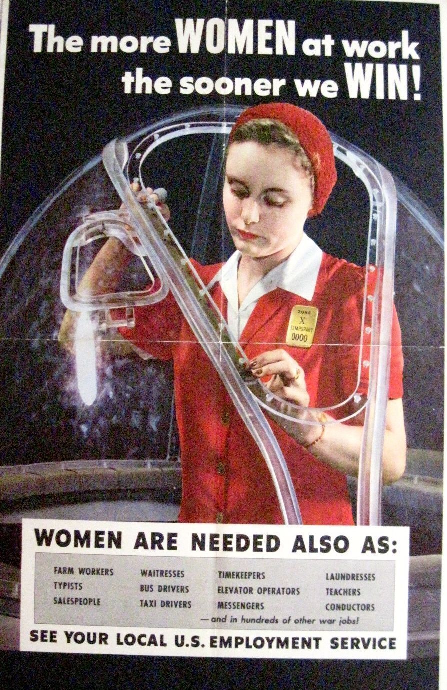 RARE 1943 WWII Poster Titled 