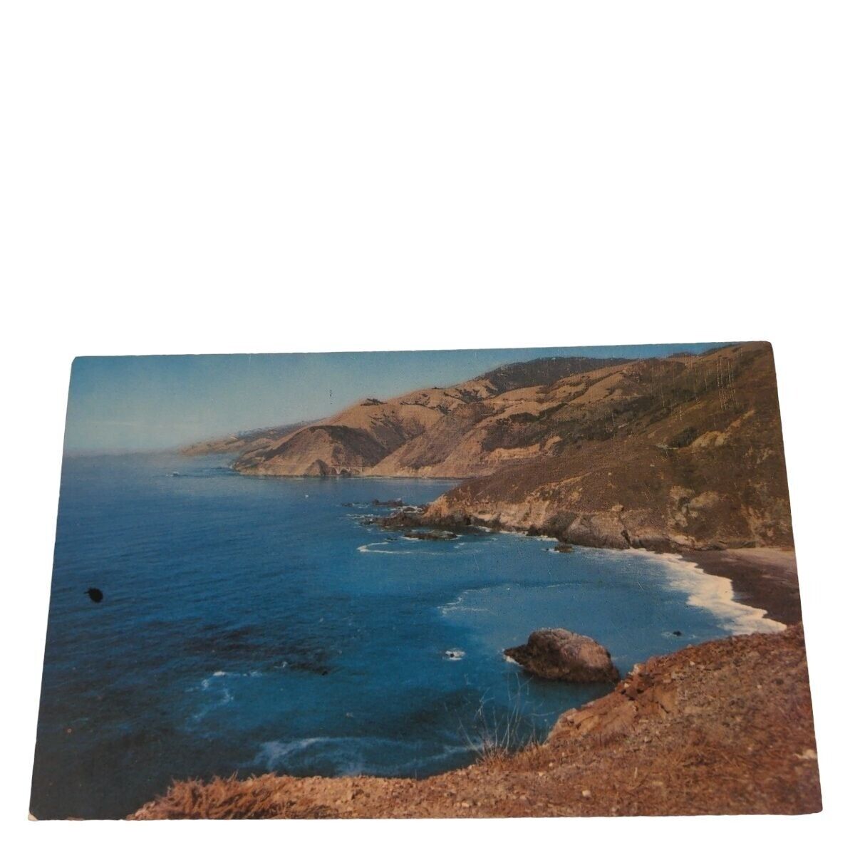 Postcard Rugged Shoreline Scenic State Highway No 1 Big Sur CA Chrome Unposted