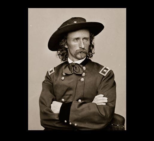 1865 General George Custer Portrait PHOTO Army Cavalry, Battle of Little Bighorn