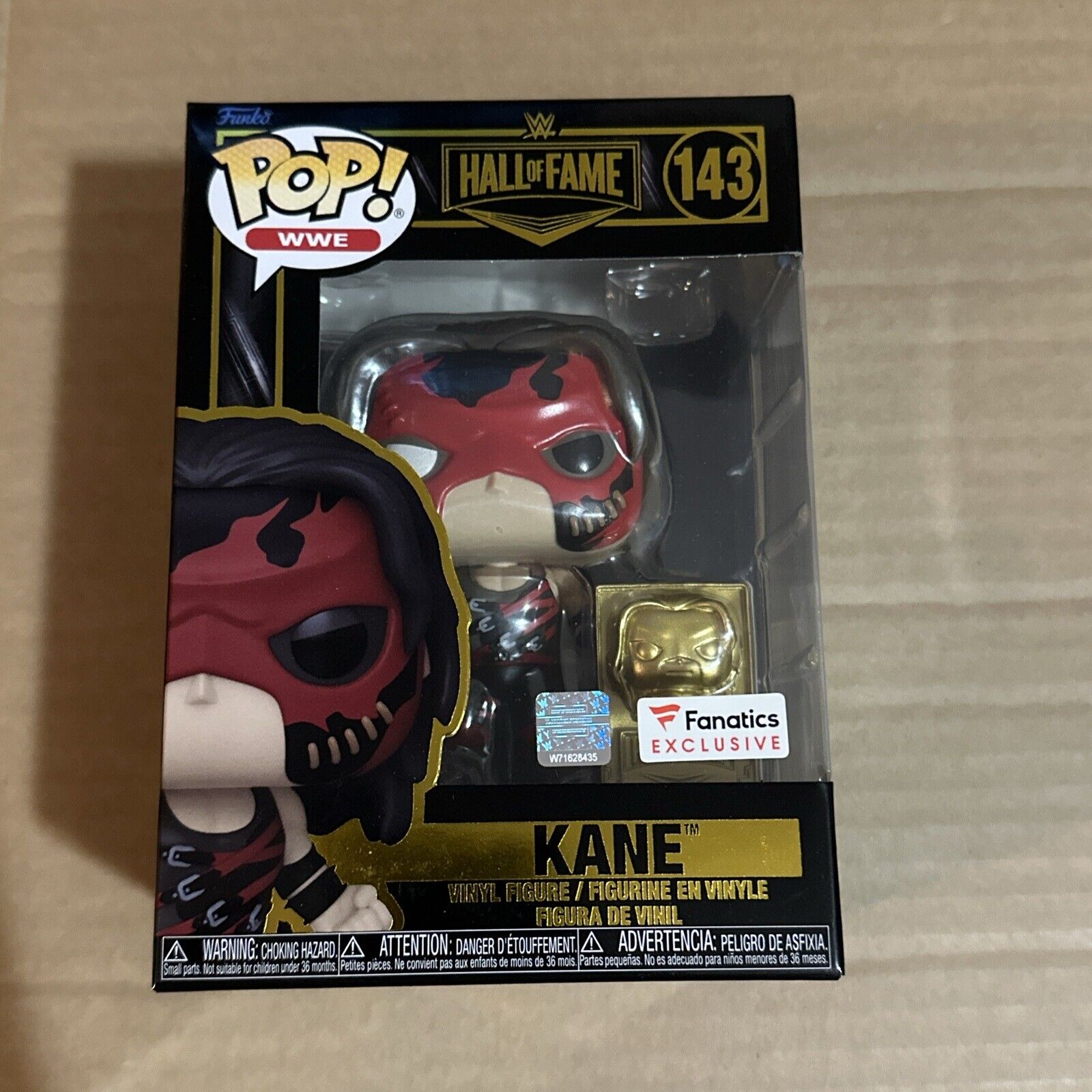 Funko POP Kane #143 Fanatics Exclusive WWE Hall Of Fame W/ Protector