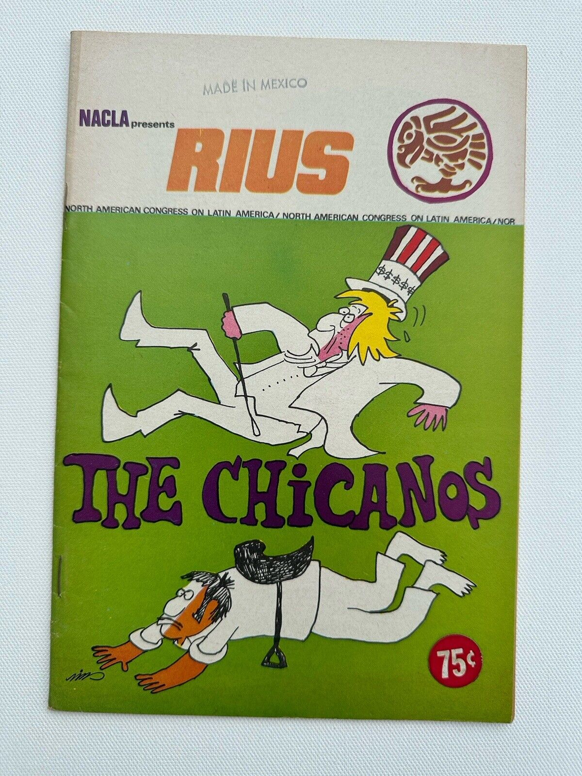 Chicanos 1 VF+ 8.5 Rius 1st Printing RARE Key Non-Fiction Comic Book Mexico Arts