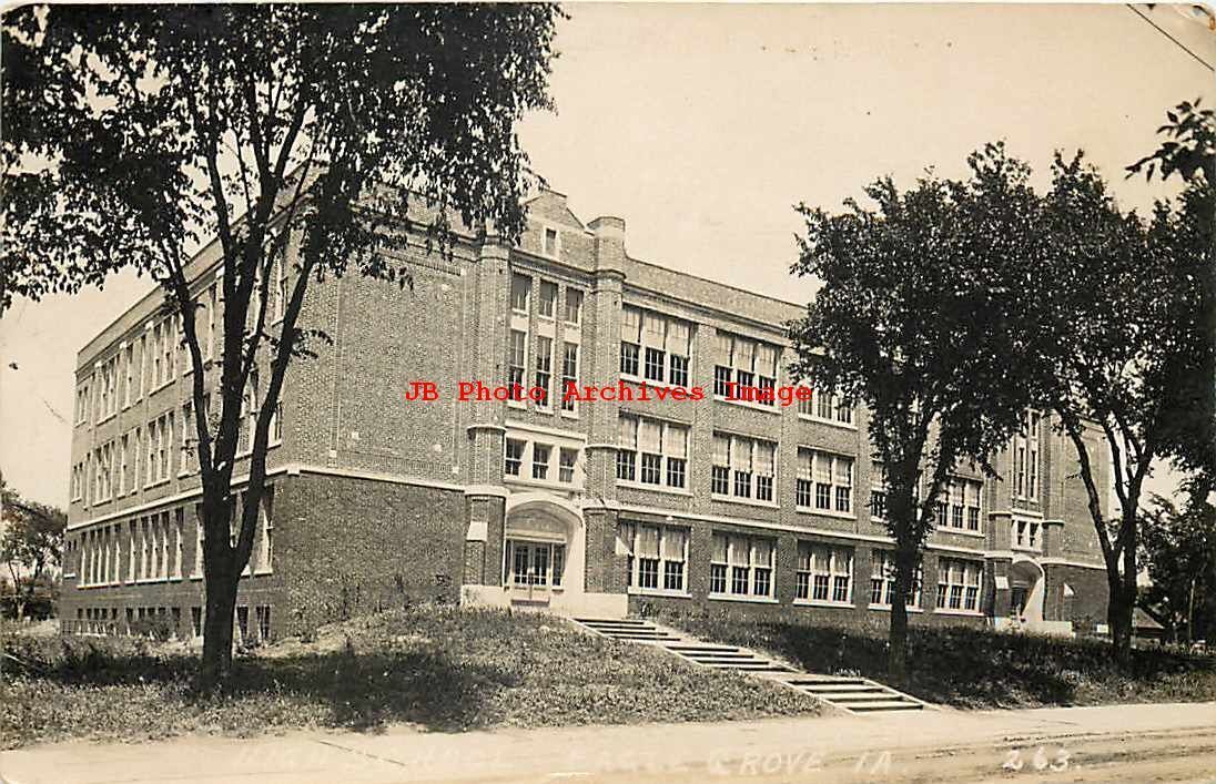 IA, Eagle Grove, Iowa, RPPC, High School Building, Co-Mo Photo No 263