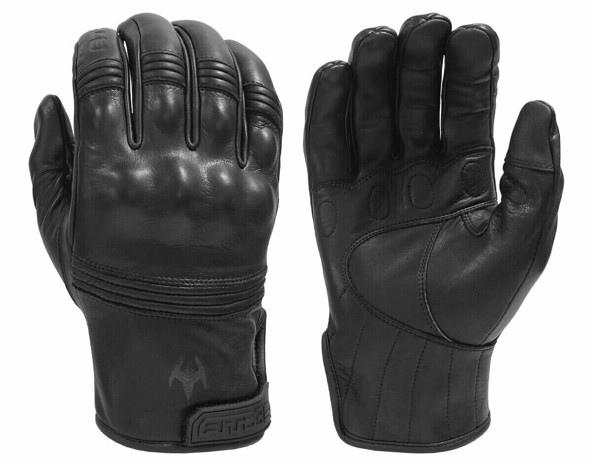 All-Leather Gloves with Knuckle Armor SIZE  XL