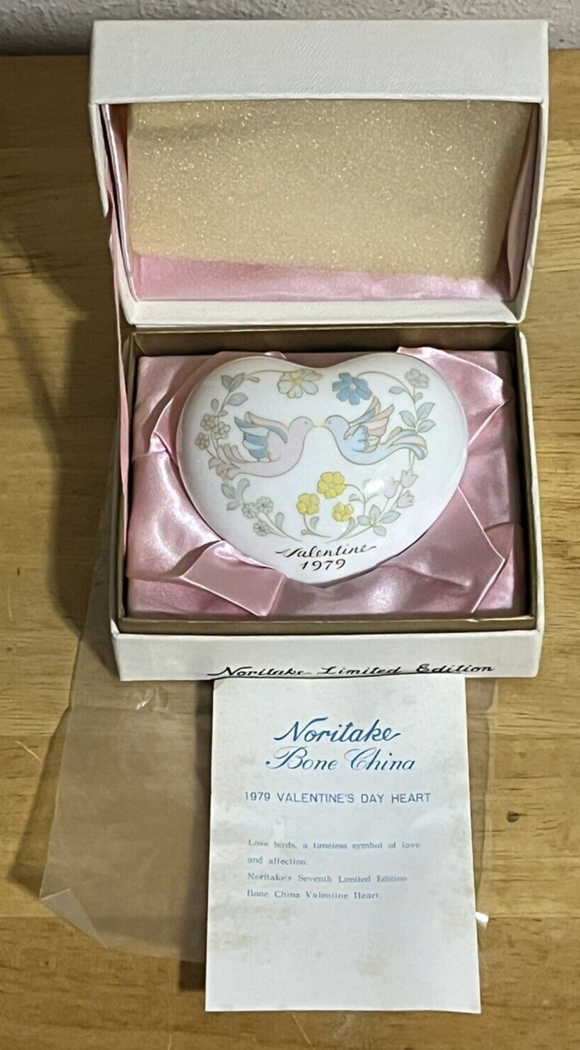 Noritake Bone China Heart 1979