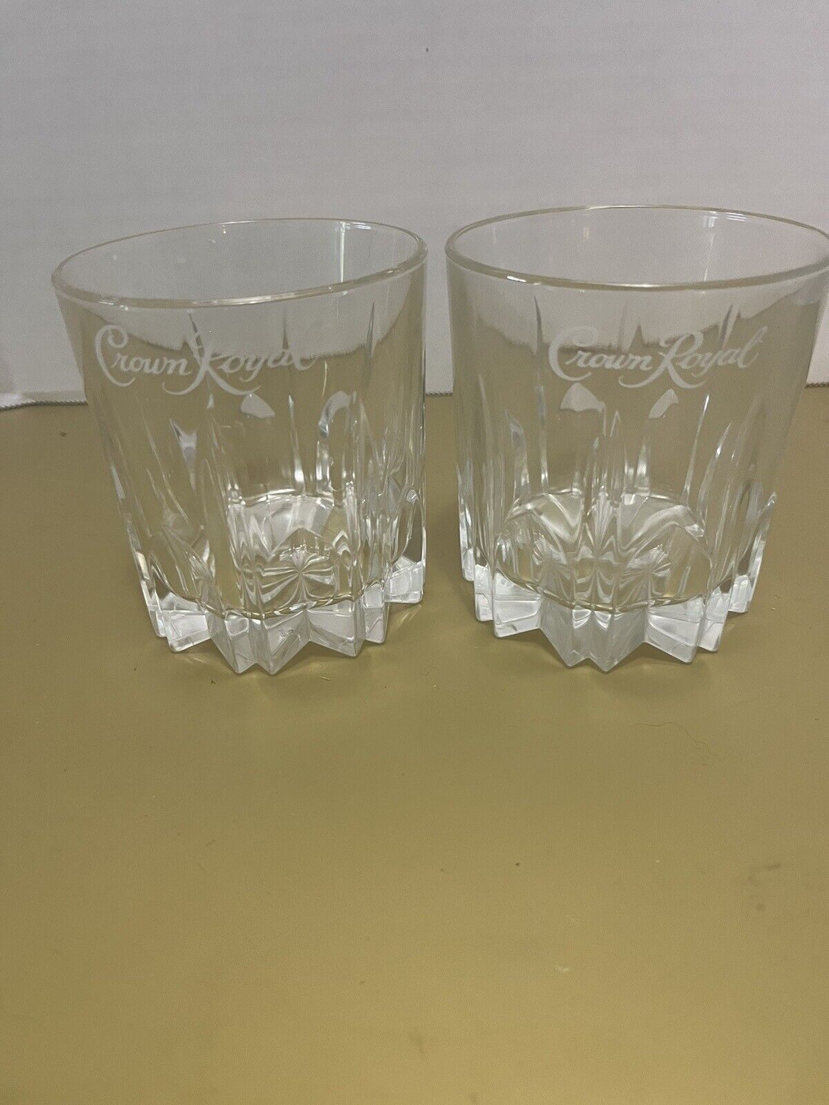 Set Of (2) Crown Royal Whiskey Rocks Glasses
