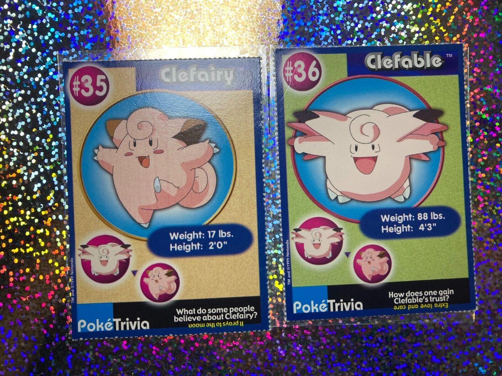 1999 PokeTrivia With Mewtwo Strikes Back Scene 3: 36 Clefable; 35 Clefairy