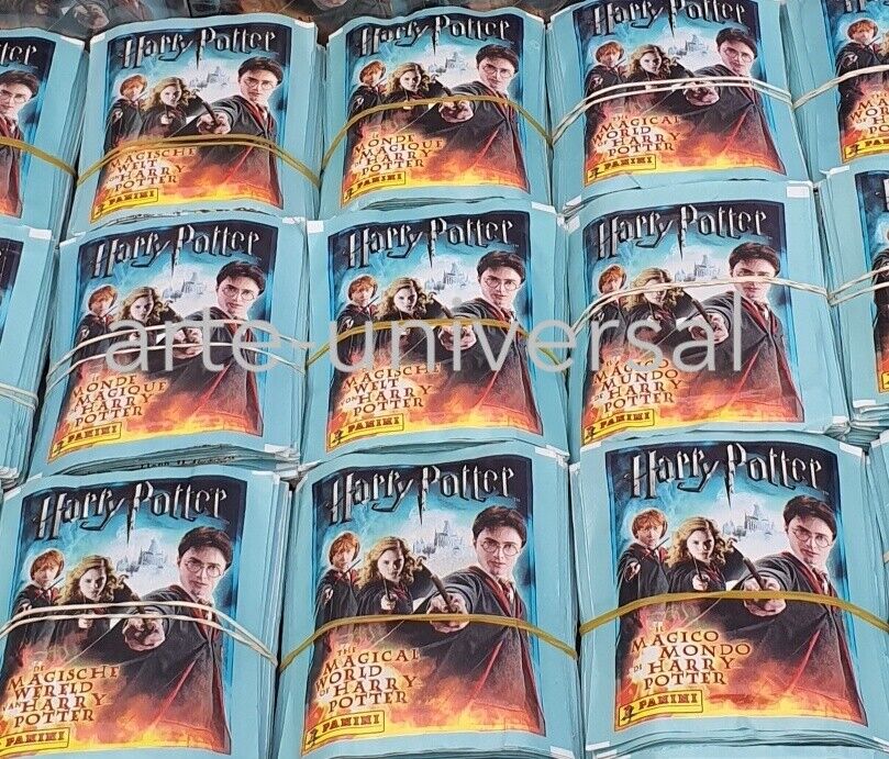 50 PACKS (250 Stickers) The Magical World of Harry Potter PANINI Collection