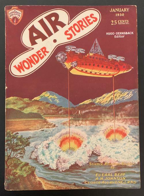Air Wonder Stories Jan 1930 Frank R. Paul Cvr; Neil R. Jones 1st Story;