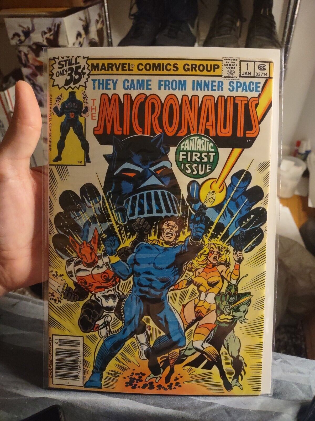MICRONAUTS # 1 MARVEL COMICS January 1979 MEGO TOY LINE TIE-IN 1st APPEARANCE