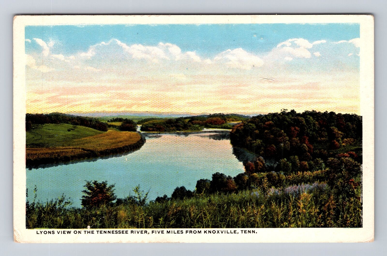 Knoxville TN-Tennessee, Lyons Of The River, Antique, Vintage Souvenir Postcard