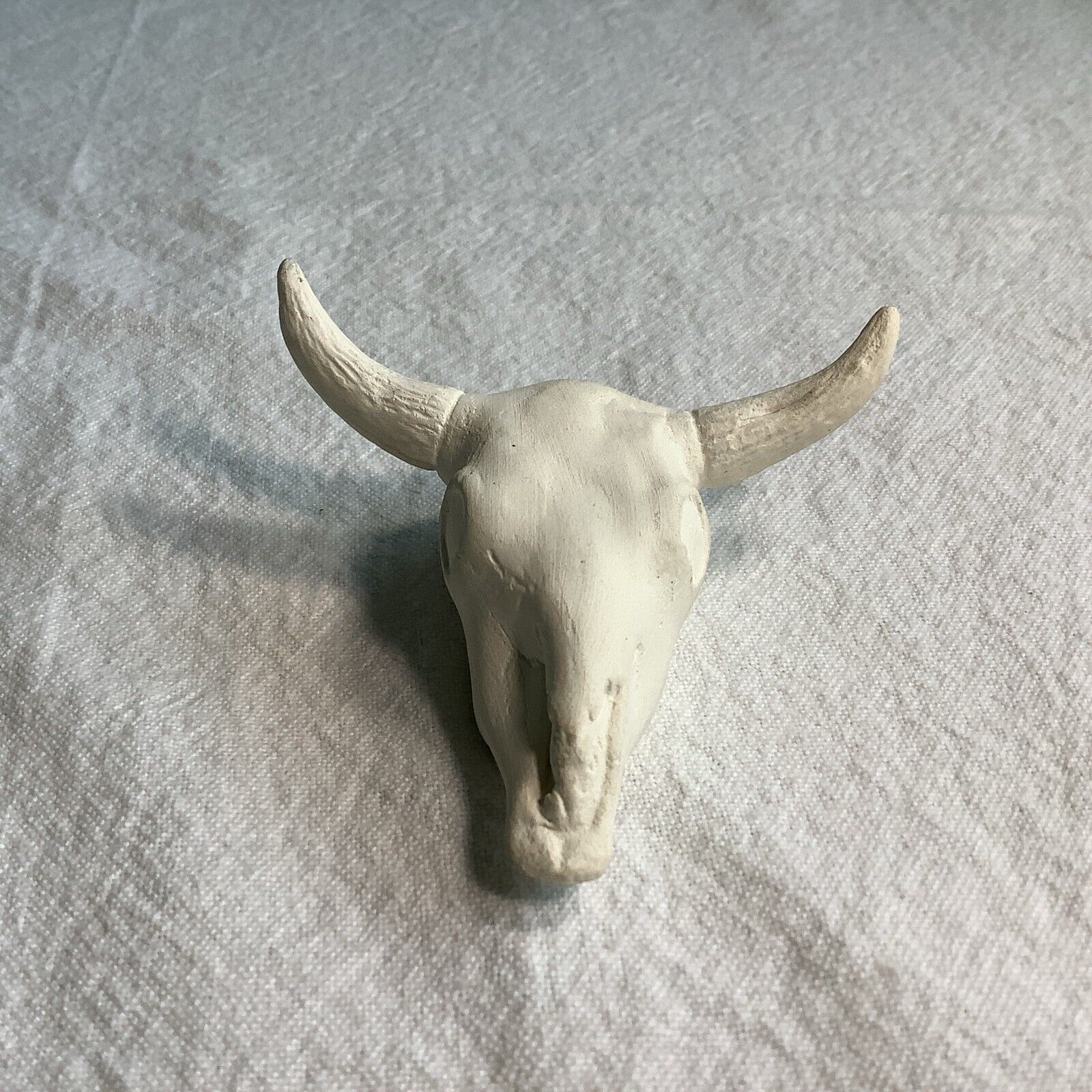Miniature Bisque Replica Texas Longhorn Skull
