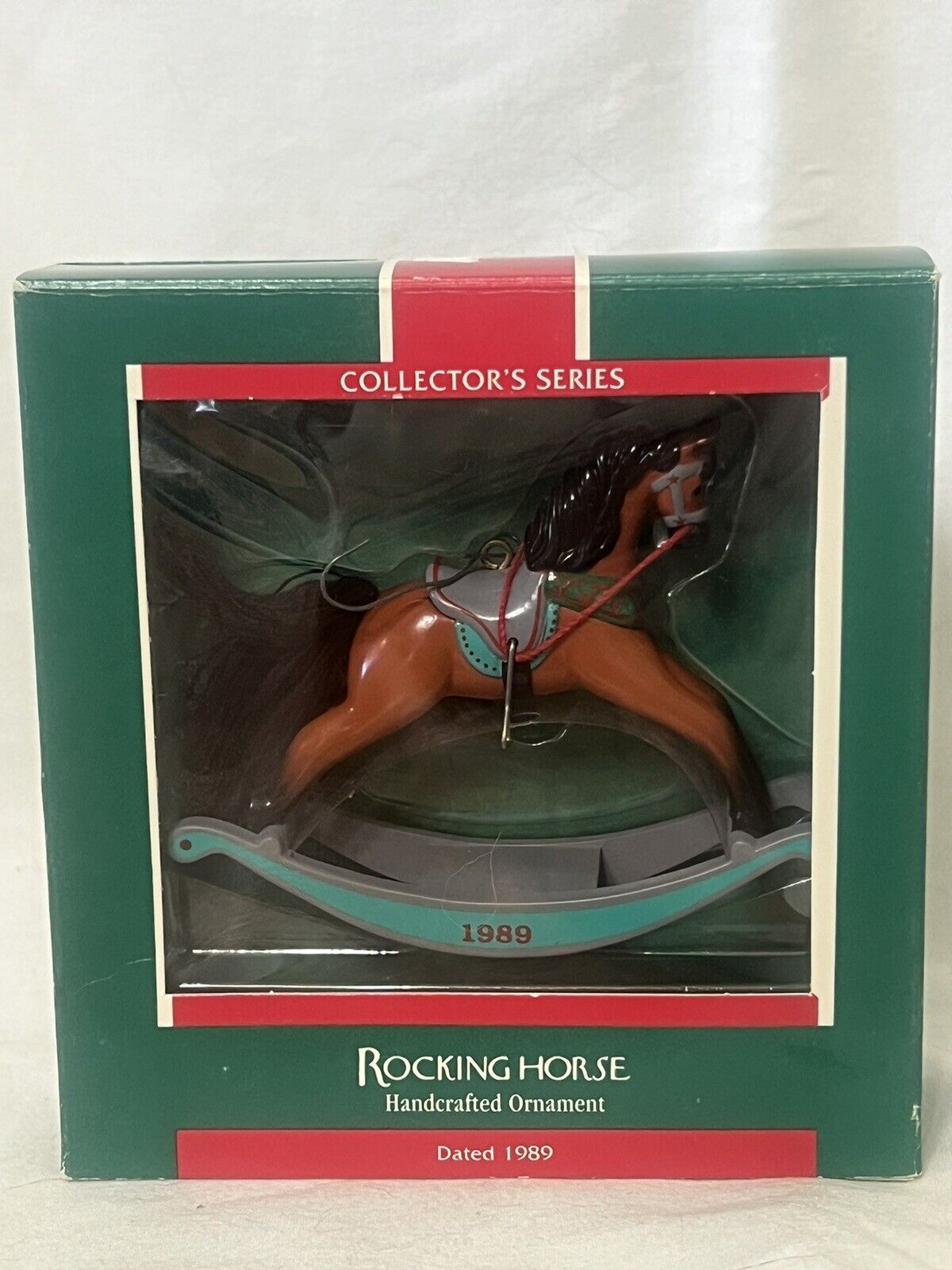 Hallmark Keepsake Ornament Rocking Horse Series 1989 - 9th In Series