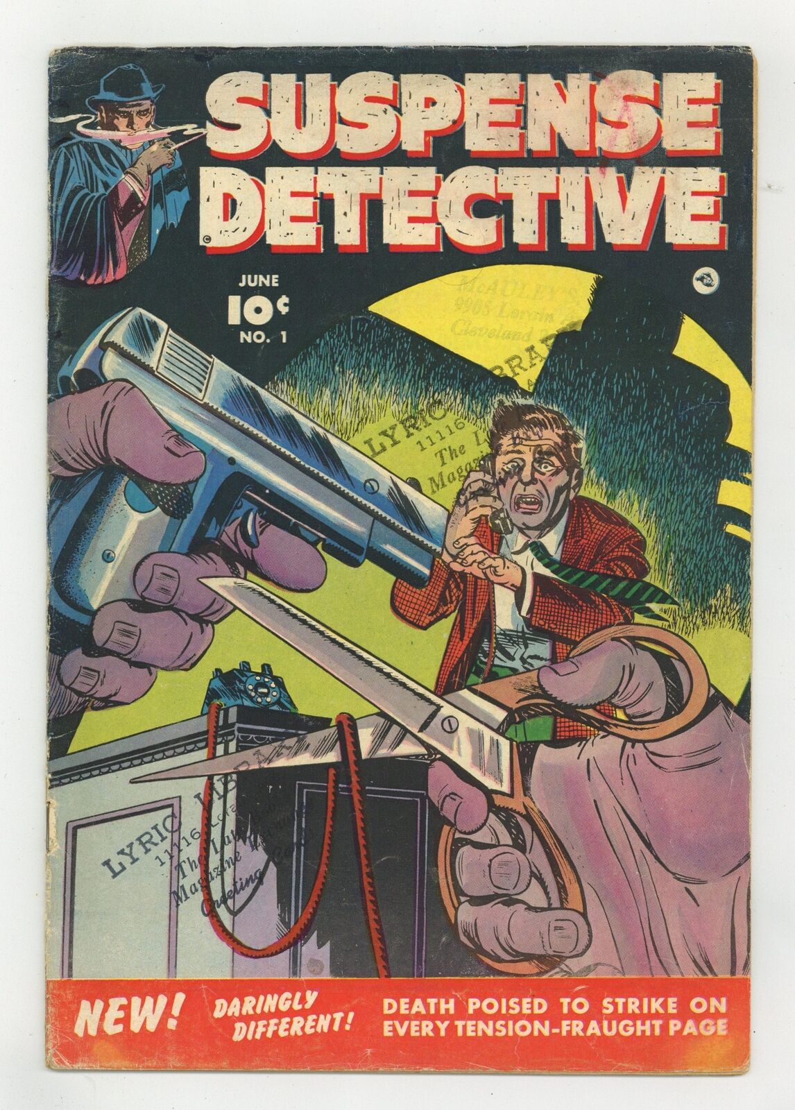 Suspense Detective #1 FR/GD 1.5 RESTORED 1952