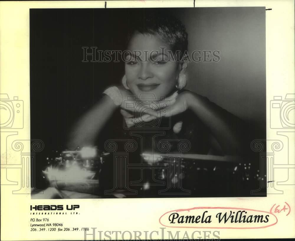 1996 Press Photo Jazz Player Pamela Williams - sap40712