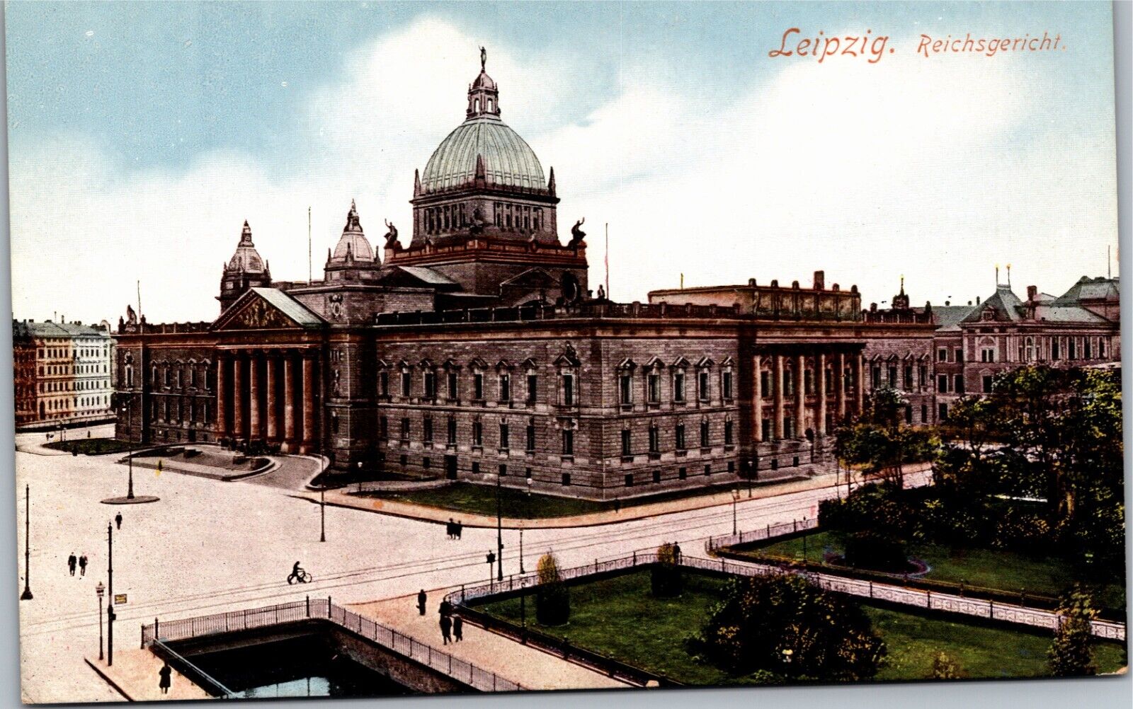 Postcard Germany Leipzig - Reichsgericht - Palace of Justice