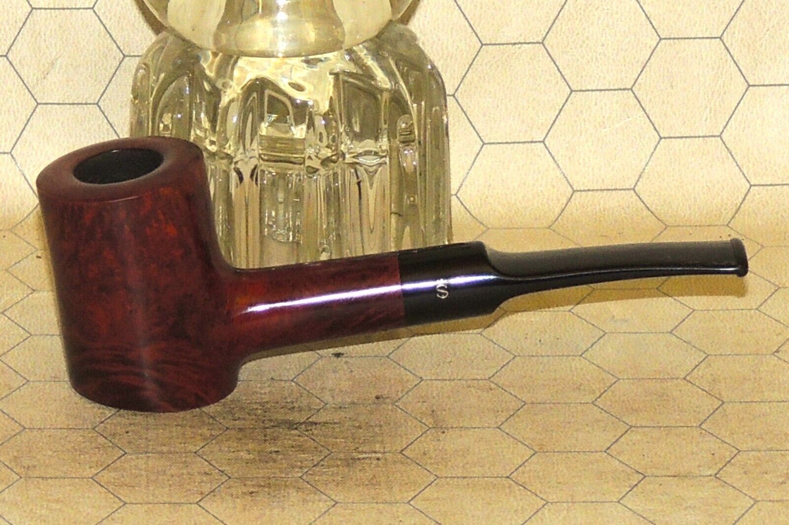 STANWELL DANISH DESIGN SHLKE BROR 207 SITTER 9mm Filter Tobacco Pipe #A898