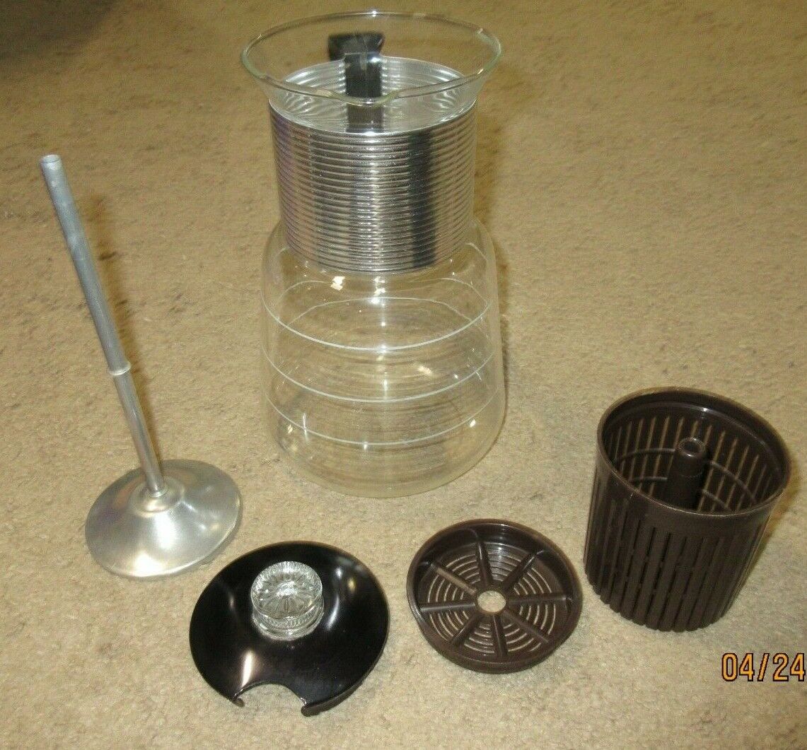 Vintage CORY DGPL: Cup: Glass Stovetop Percolated Coffee Pot