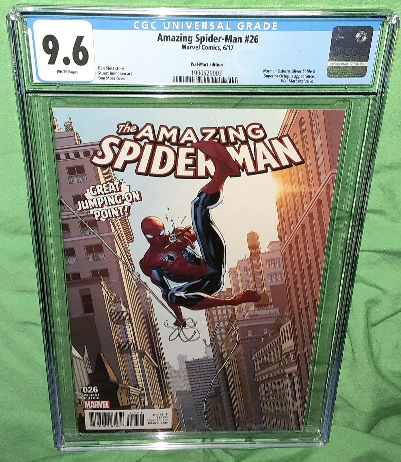 The Amazing Spider-Man #26 CGC 9.6 [WALMART EXCLUSIVE VARIANT] Marvel 2017 Slott