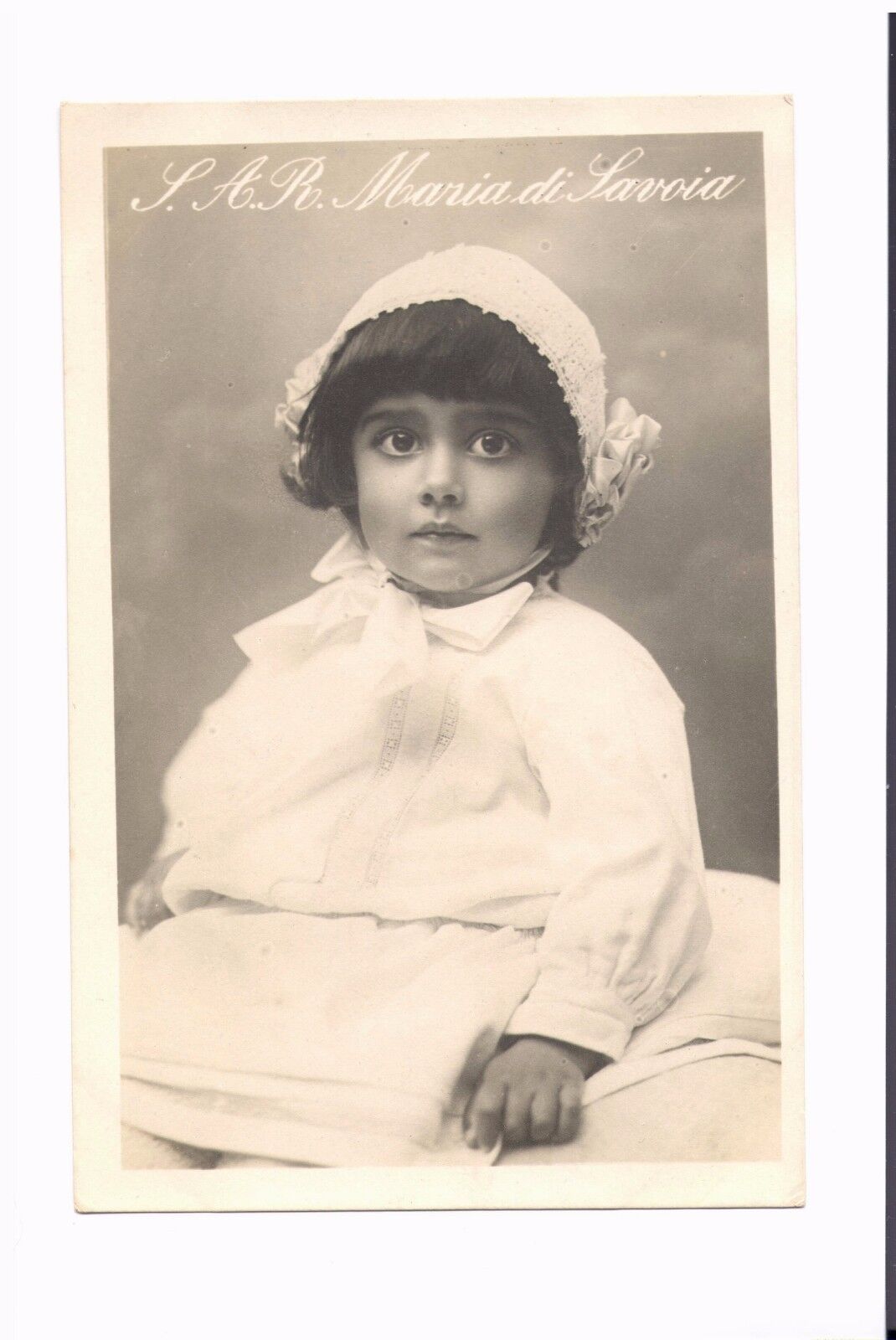 antique ROYALTY pc Princess Maria Francesca di Savoia Italy early 1900s