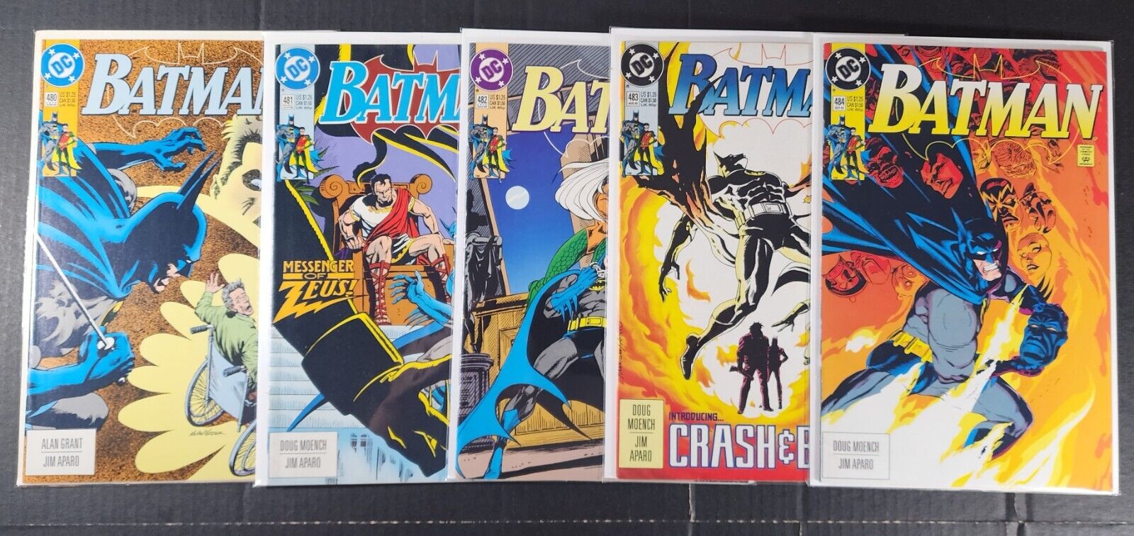 Batman Vol 1 #480 481 482 483 484 VF/NM 1992 DC Comics