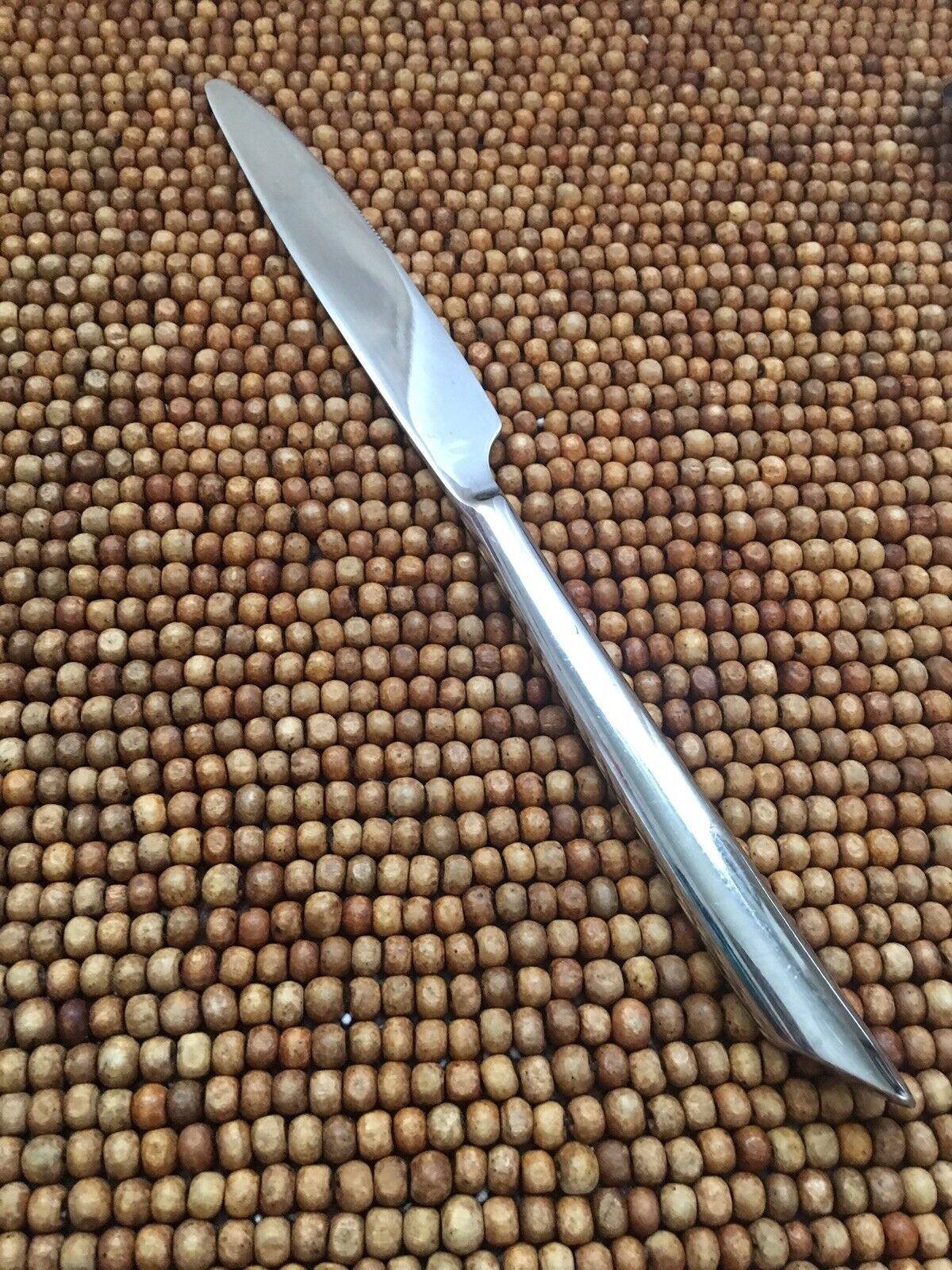 Towle Stainless WAVE Cylinder Angled Tip Glossy DINNER KNIFE 9 3/8\
