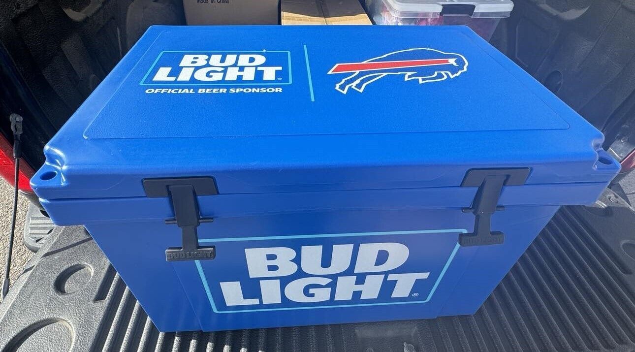 Josh Allen BUFFALO BILLS  Rare Bud Light LIMITED EDITION Cooler NEW