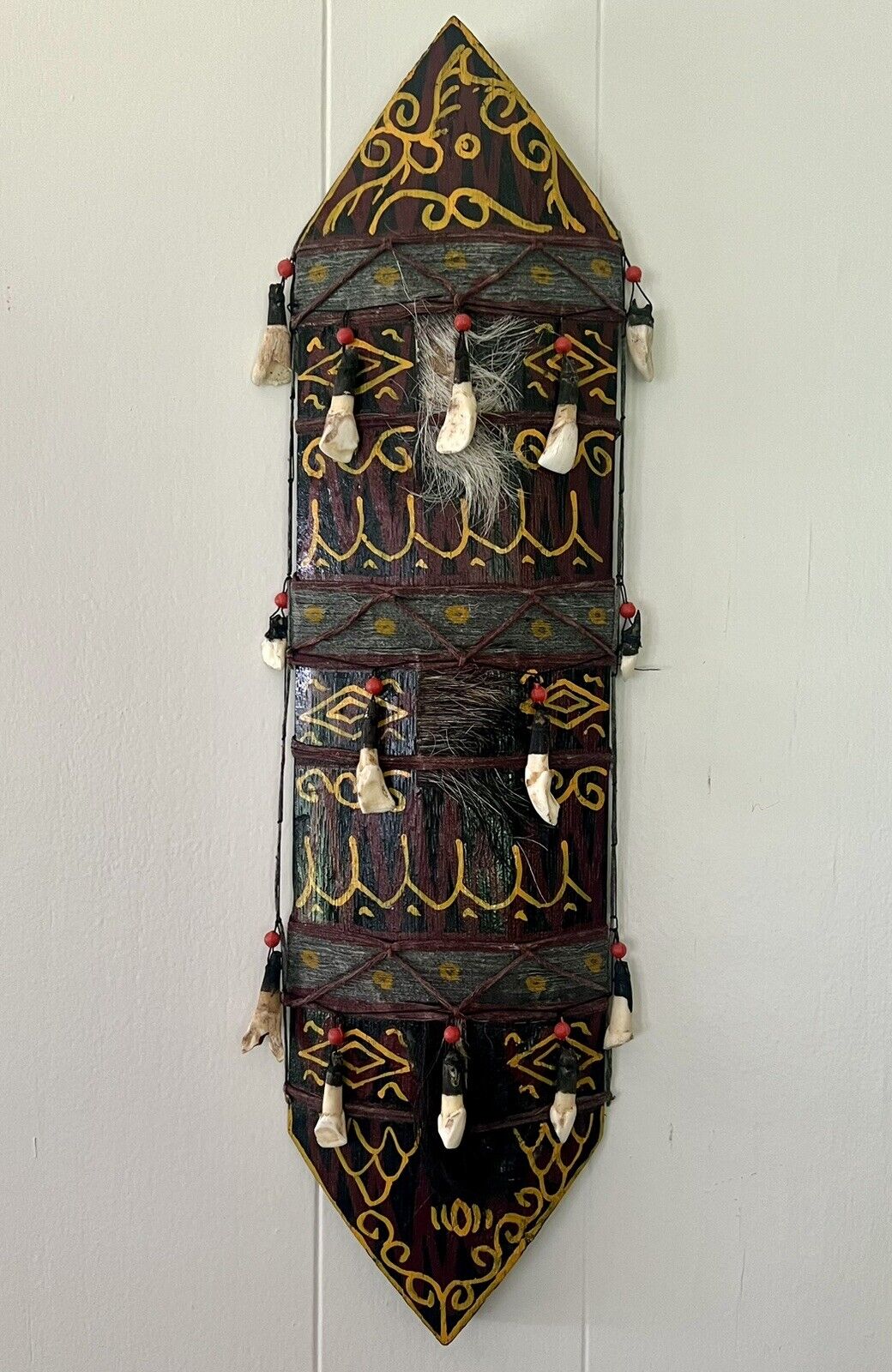 TRIBAL DAYAK SHIELD From The Early 1960’s
