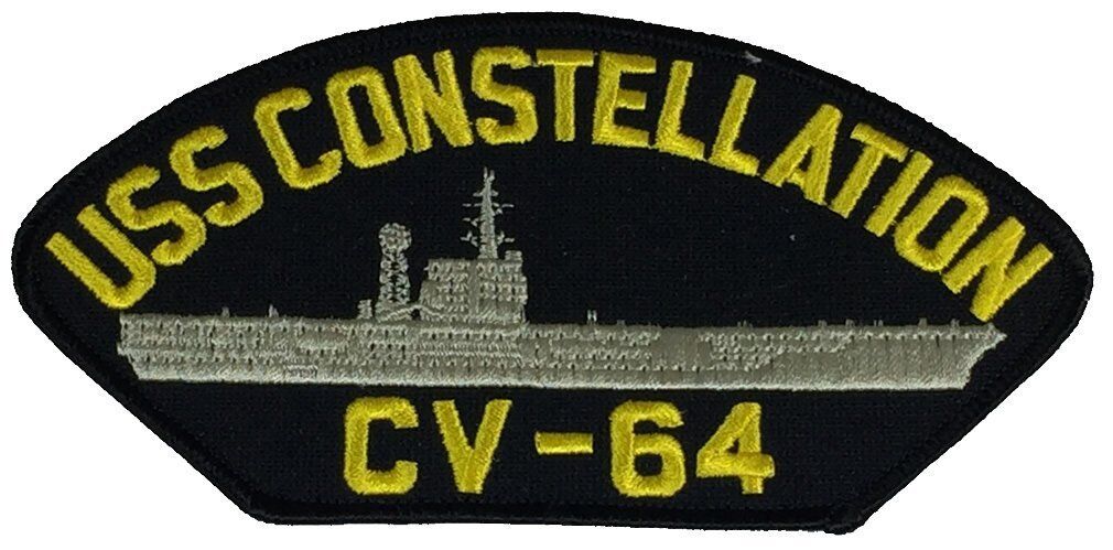 USS CONSTELLATION CV-64 PATCH - Multi-colored - Veteran Owned Business