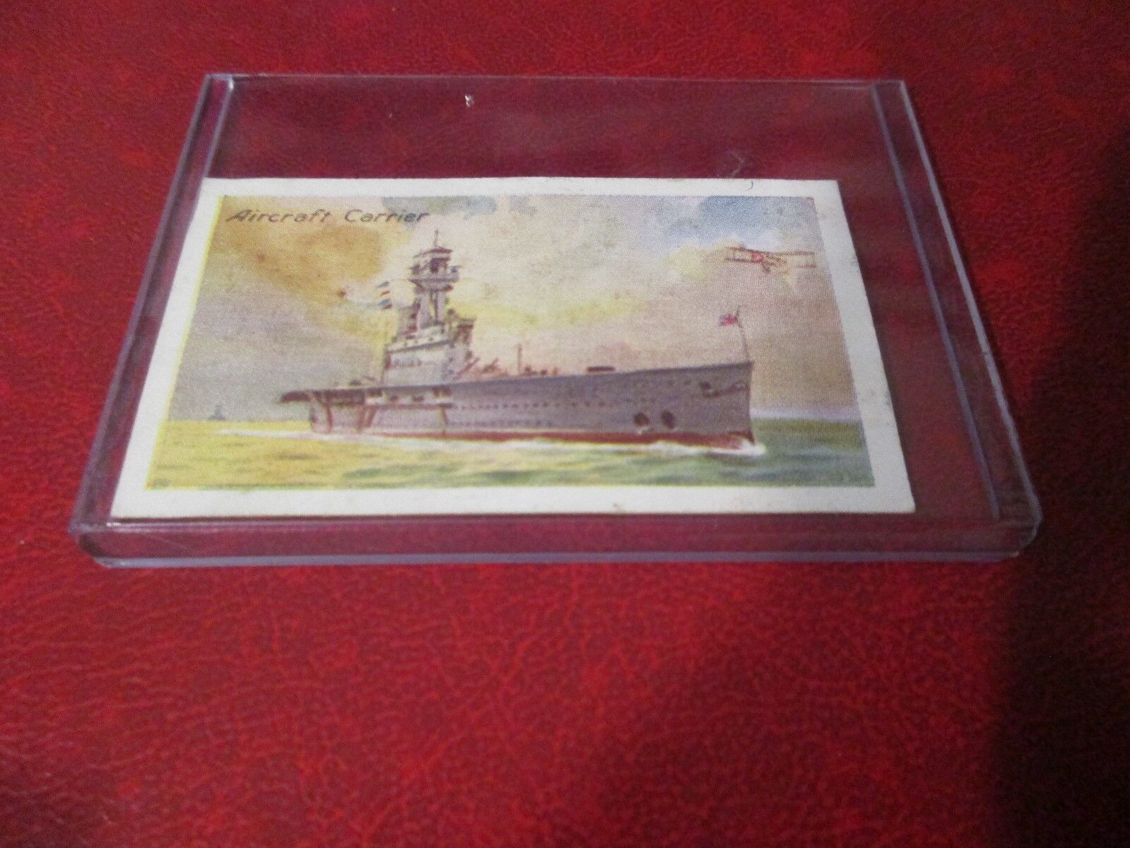 1929 Nicolas Sarony Ships of All Ages #48 Aircraft Carrier