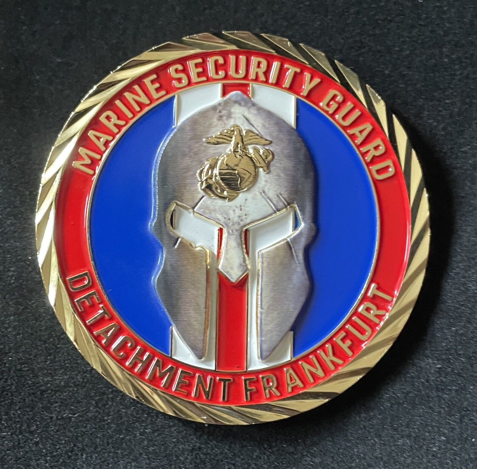 MSG Marine Security Guard Frankfurt Challenge Coin - 2023 New Release