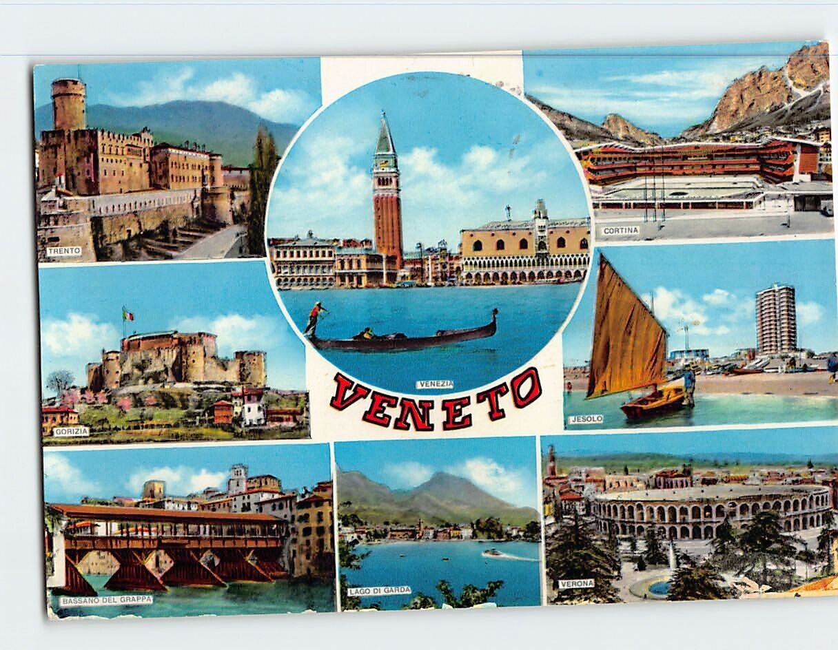 Postcard Veneto Italy