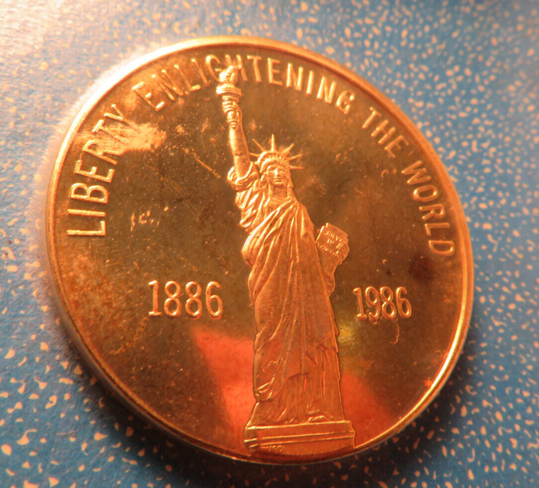 VINTAGE 1986 LIBERTY ENLIGHTENING THE WORLD Coin MOC U.S.MINT