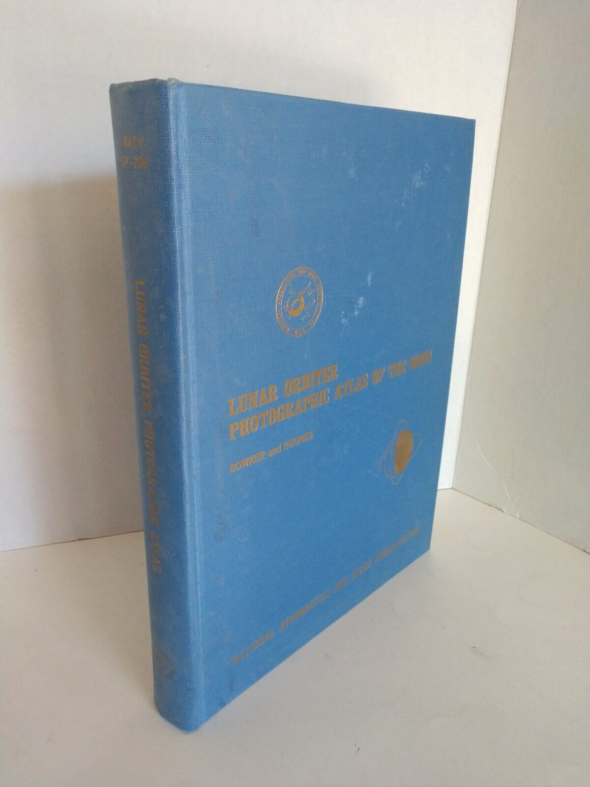 LUNAR ORBITER Photographic ATLAS of the MOON. [NASA SP-206] Hardcover Book 1971