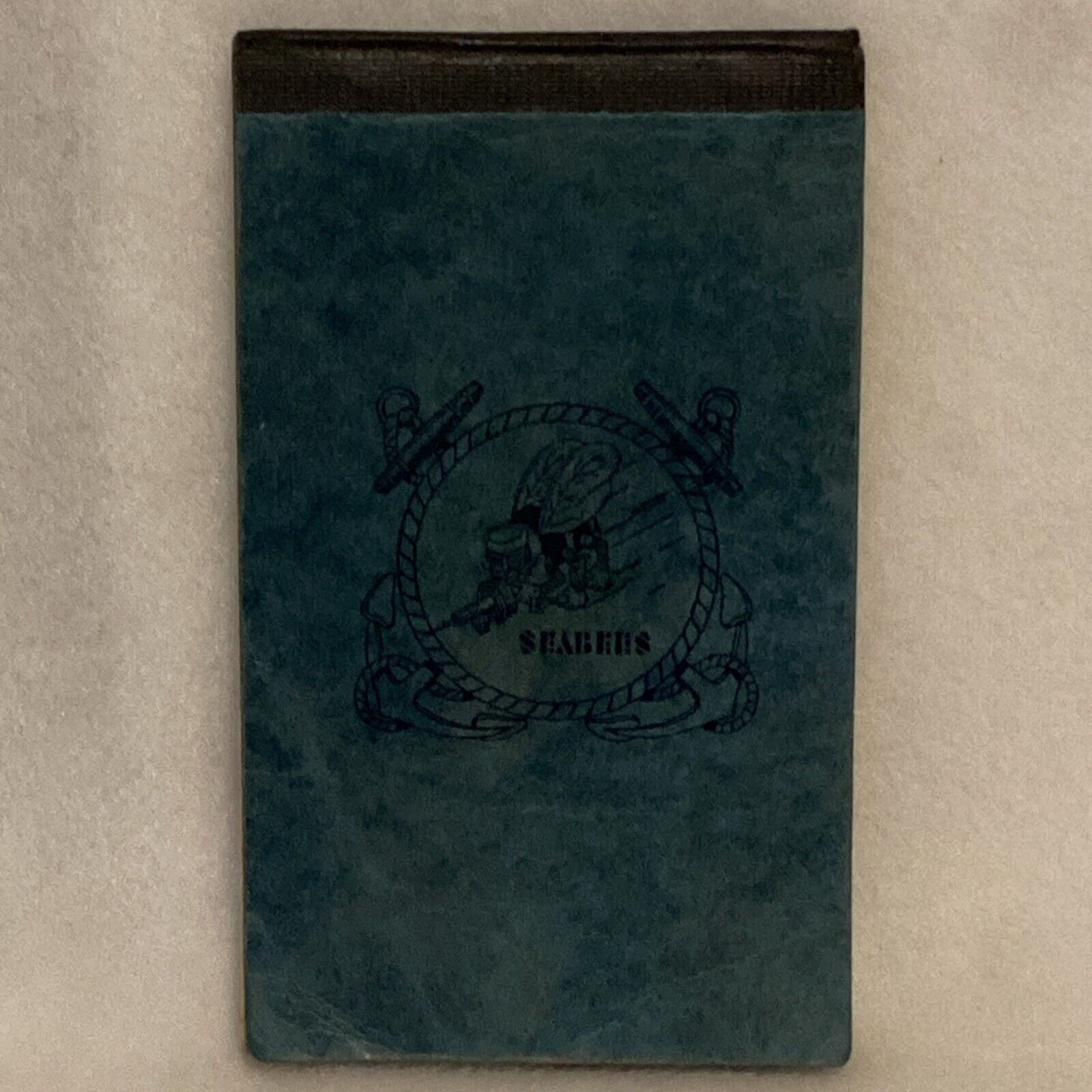 Vintage Early 1940s WW2 Era US Navy Seabees Notepad Mentioning Pearl Harbor